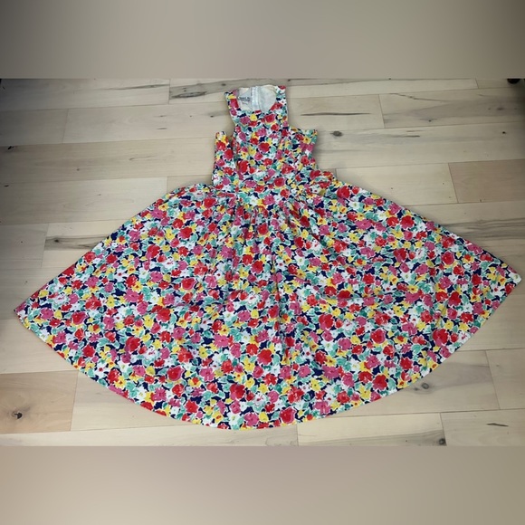 Vintage Robbie Bee 100% Cotton Floral Dress Size 10 - Picture 6 of 15